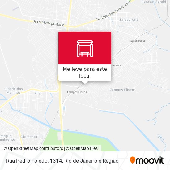 Rua Pedro Tolêdo, 1314 mapa