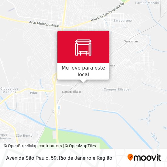 Avenida São Paulo, 59 mapa