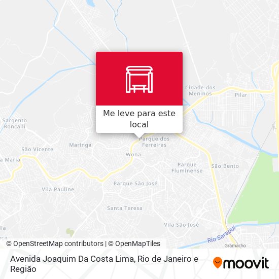 Avenida Joaquim Da Costa Lima mapa