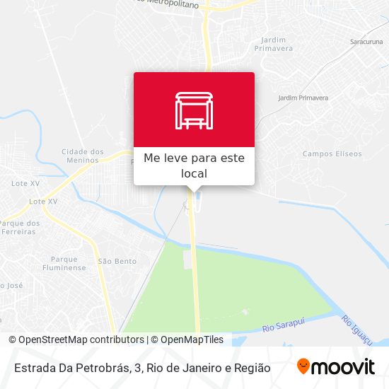 Estrada Da Petrobrás, 3 mapa