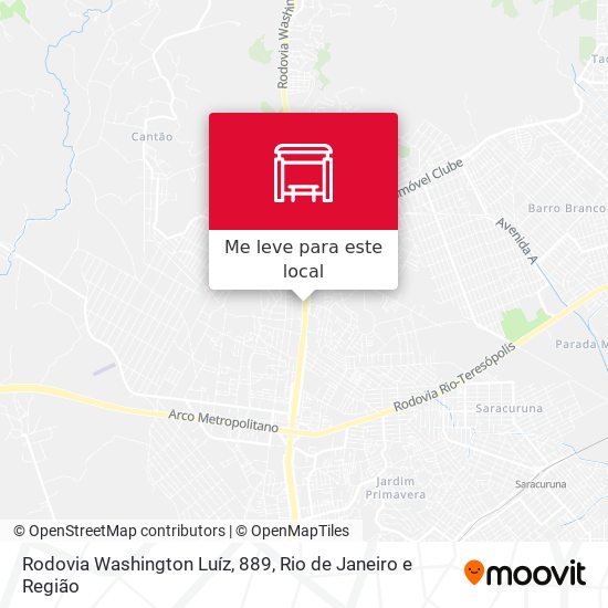 Rodovia Washington Luíz, 889 mapa