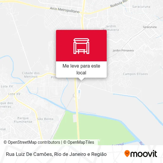 Rua Luiz De Camões mapa
