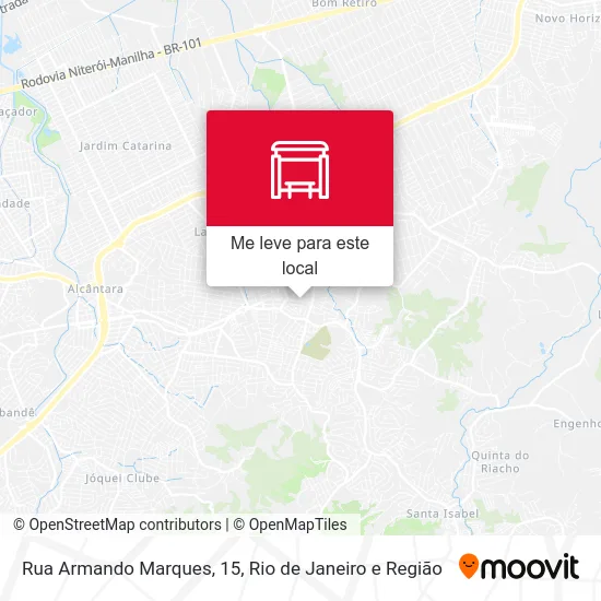 Rua Armando Marques, 15 mapa