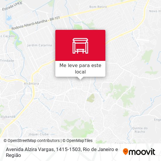 Avenida Alzira Vargas, 1415-1503 mapa
