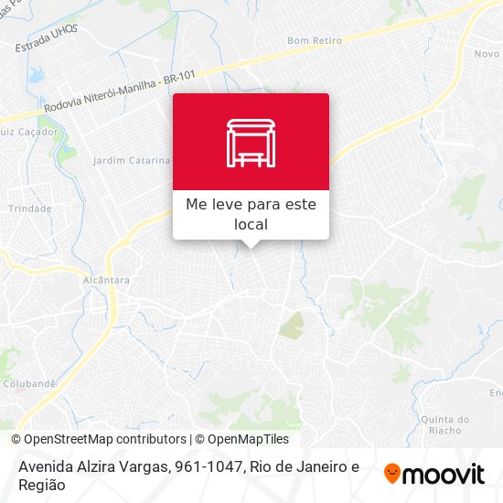 Avenida Alzira Vargas, 961-1047 mapa