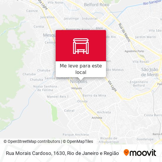 Rua Morais Cardoso, 1630 mapa