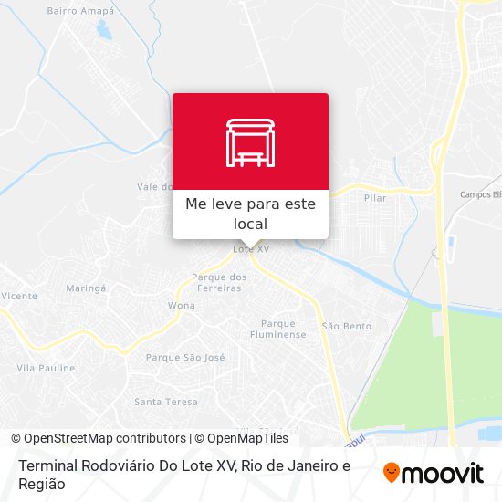 Terminal Rodoviário Do Lote XV mapa