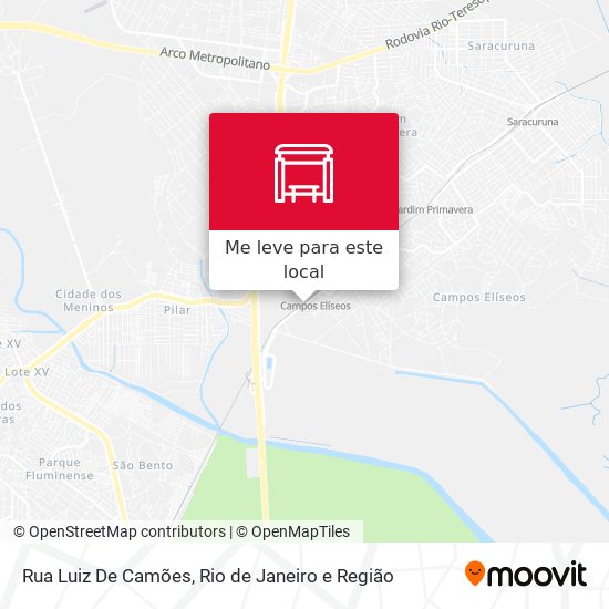 Rua Luiz De Camões mapa