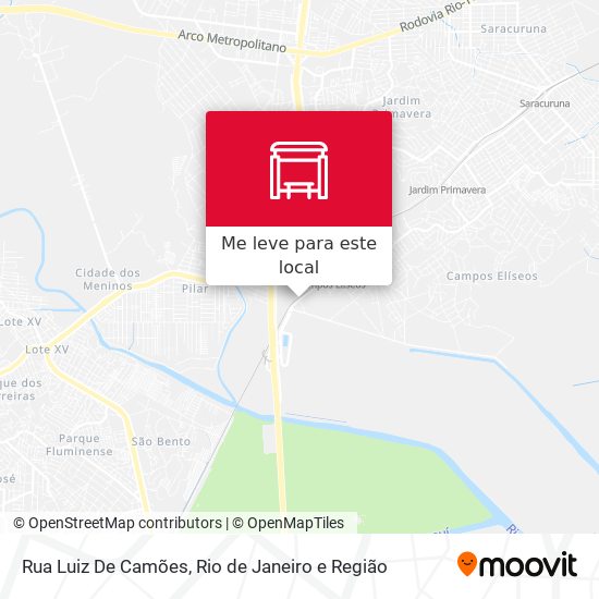 Rua Luiz De Camões mapa