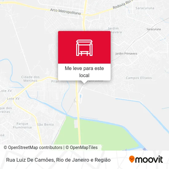 Rua Luiz De Camões mapa