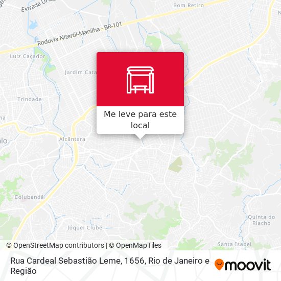 Rua Cardeal Sebastião Leme, 1656 mapa