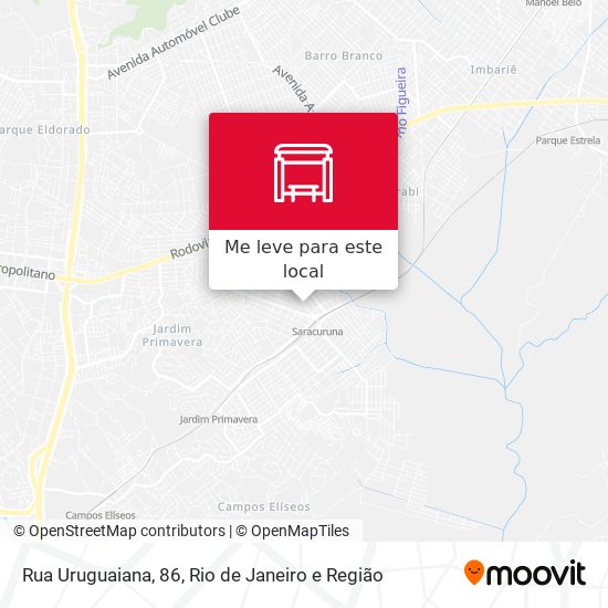 Rua Uruguaiana, 86 mapa