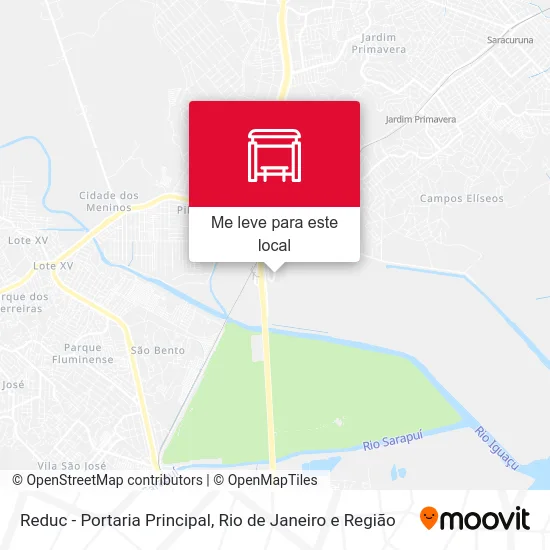 Reduc - Portaria Principal mapa