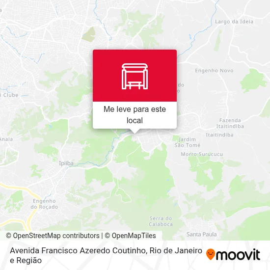 Avenida Francisco Azeredo Coutinho mapa