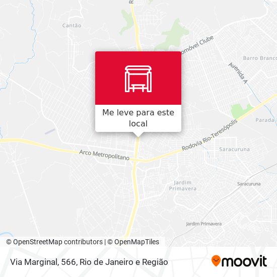 Via Marginal, 566 mapa