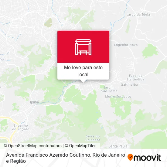 Avenida Francisco Azeredo Coutinho mapa