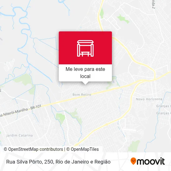 Rua Silva Pôrto, 250 mapa