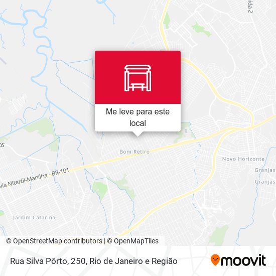 Rua Silva Pôrto, 250 mapa