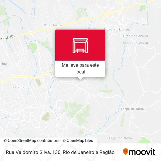 Rua Valdomiro Silva, 130 mapa