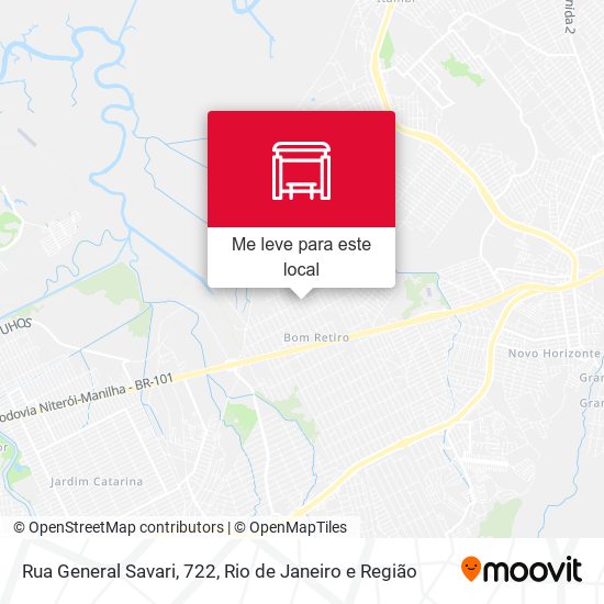 Rua General Savari, 722 mapa
