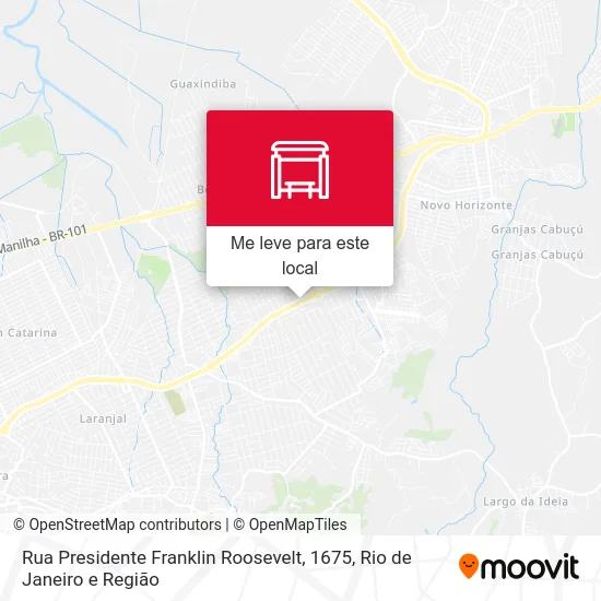 Rua Presidente Franklin Roosevelt, 1675 mapa