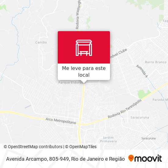 Avenida Arcampo, 805-949 mapa