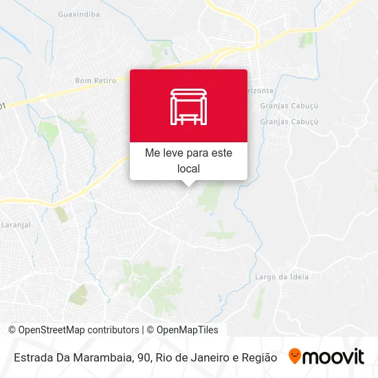 Estrada Da Marambaia, 90 mapa