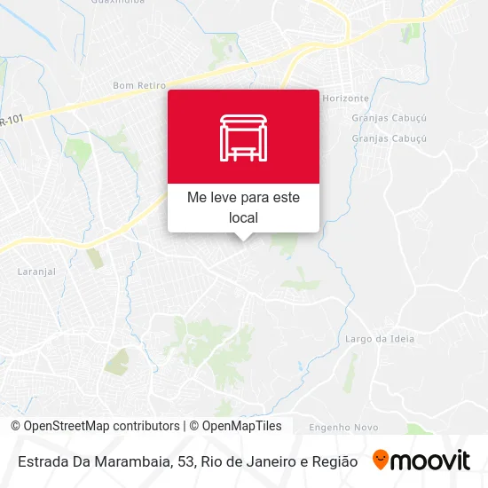 Estrada Da Marambaia, 53 mapa