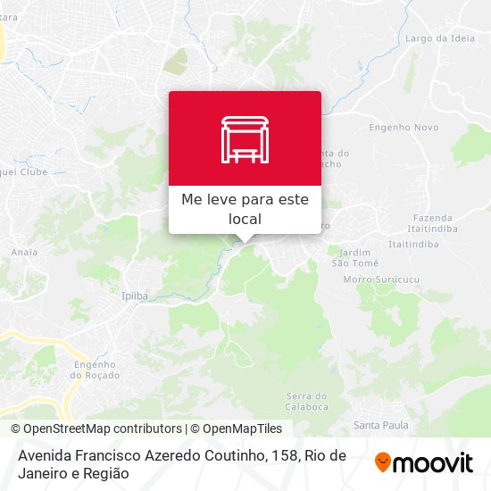 Avenida Francisco Azeredo Coutinho, 158 mapa