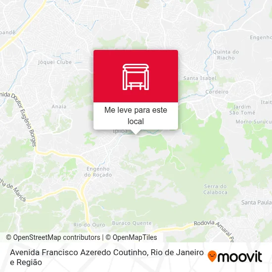 Avenida Francisco Azeredo Coutinho mapa