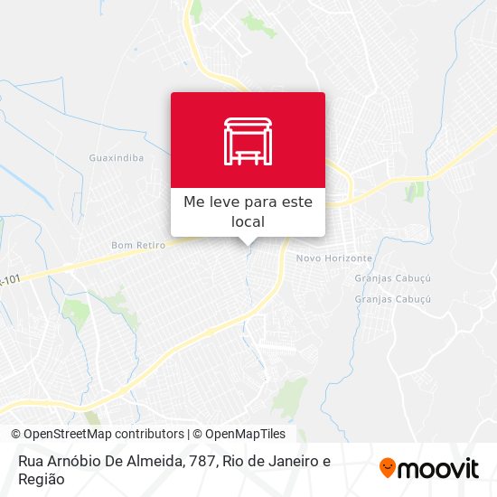 Rua Arnóbio De Almeida, 787 mapa