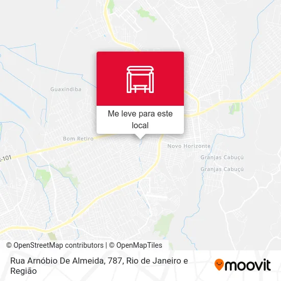 Rua Arnóbio De Almeida, 787 mapa