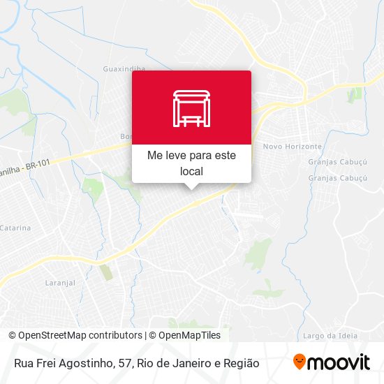 Rua Frei Agostinho, 57 mapa