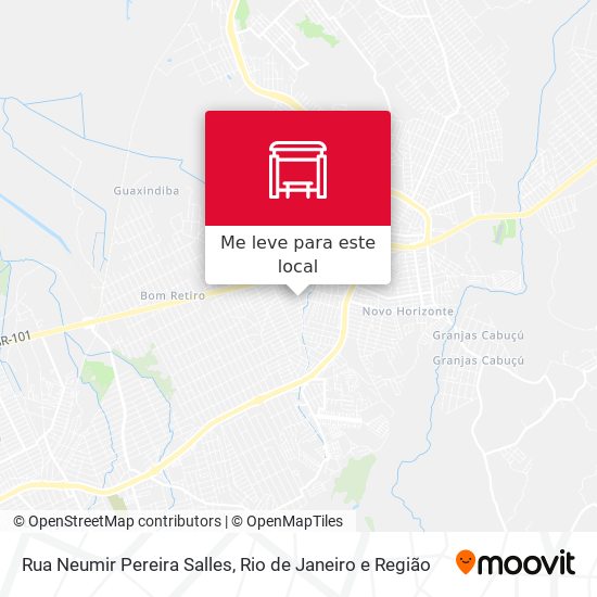 Rua Neumir Pereira Salles mapa