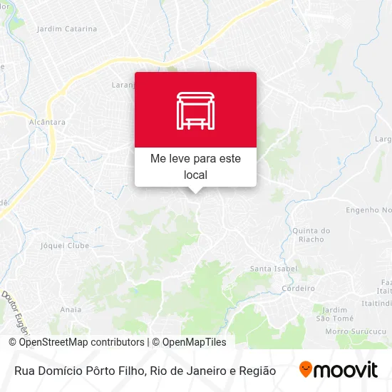 Rua Domício Pôrto Filho mapa