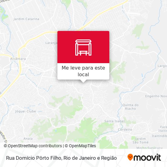 Rua Domício Pôrto Filho mapa