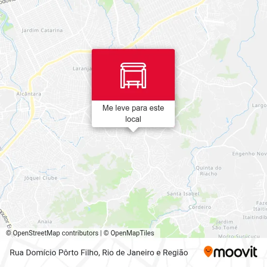 Rua Domício Pôrto Filho mapa