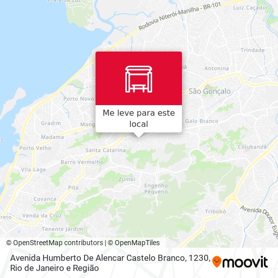 Avenida Humberto De Alencar Castelo Branco, 1230 mapa
