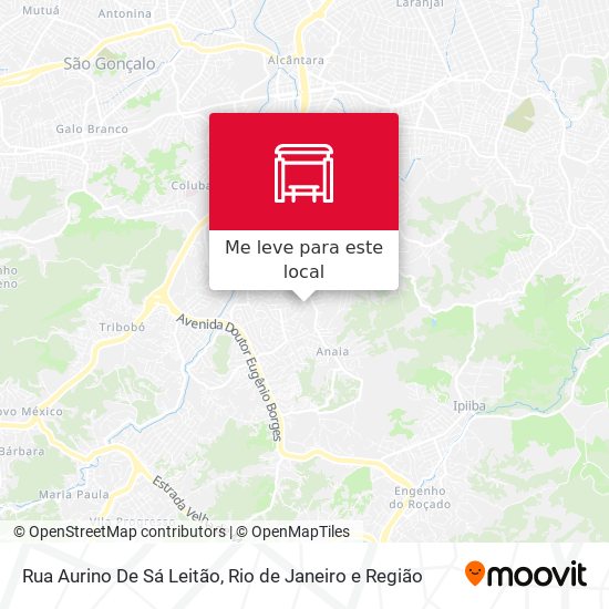 Rua Aurino De Sá Leitão mapa