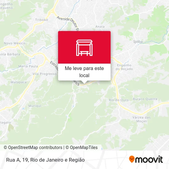 Rua A, 19 mapa