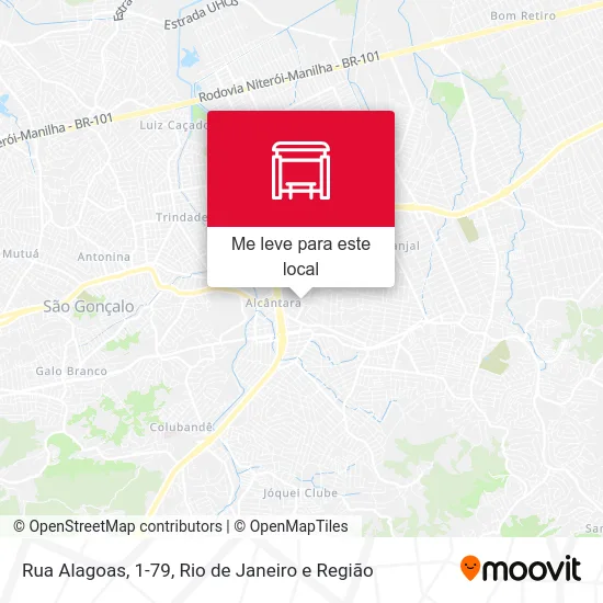 Rua Alagoas, 1-79 mapa