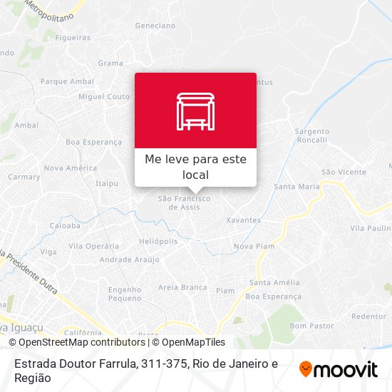 Estrada Doutor Farrula, 311-375 mapa