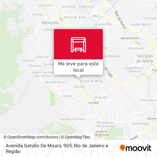 Avenida Getúlio De Moura, 905 mapa