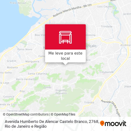 Avenida Humberto De Alencar Castelo Branco, 2768 mapa