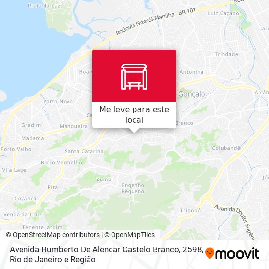 Avenida Humberto De Alencar Castelo Branco, 2598 mapa