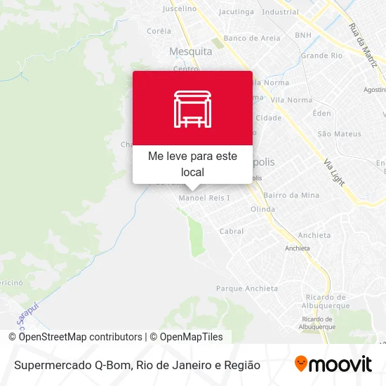 Supermercado Q-Bom mapa