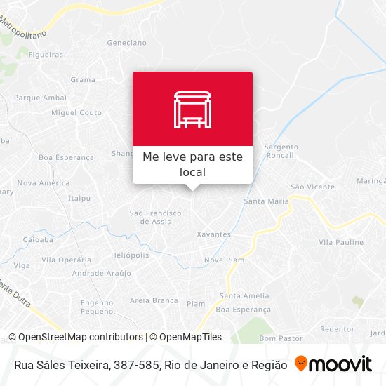 Rua Sáles Teixeira, 387-585 mapa