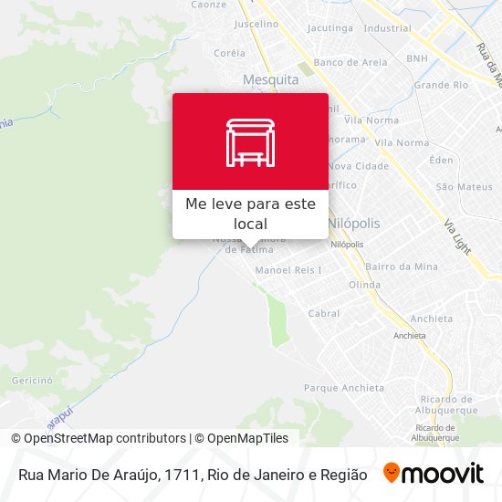 Rua Mario De Araújo, 1711 mapa
