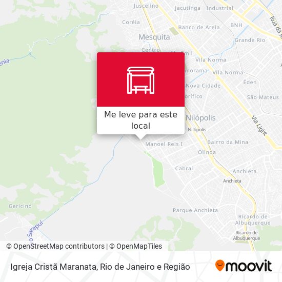 Igreja Cristã Maranata mapa