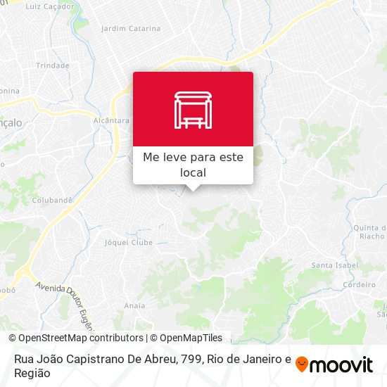 Rua João Capistrano De Abreu, 799 mapa